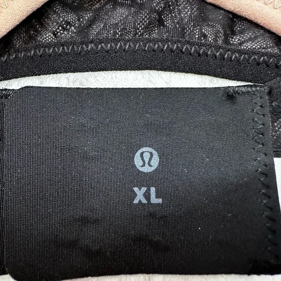 lululemon athletica Sheer Black Leaf Pattern Bralette-no tag but never been used - Picture 7 of 7